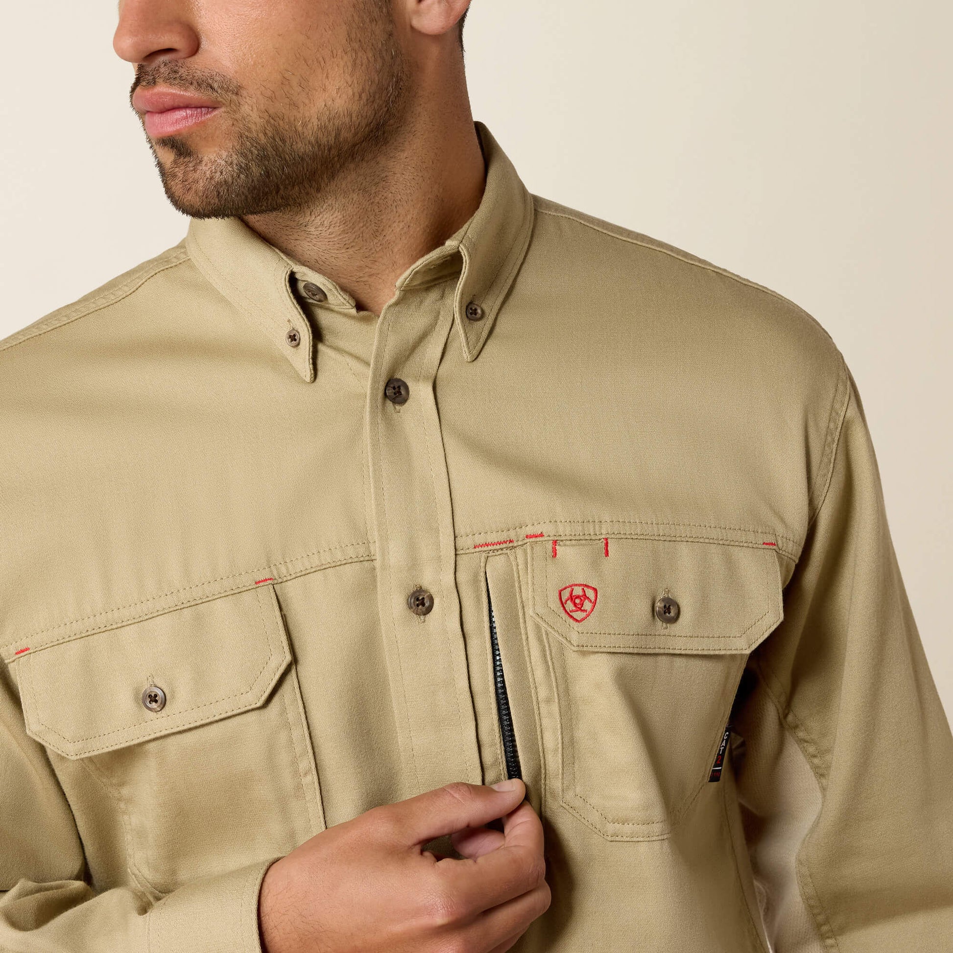 Ariat Men FR Solid Vent Work Shirt