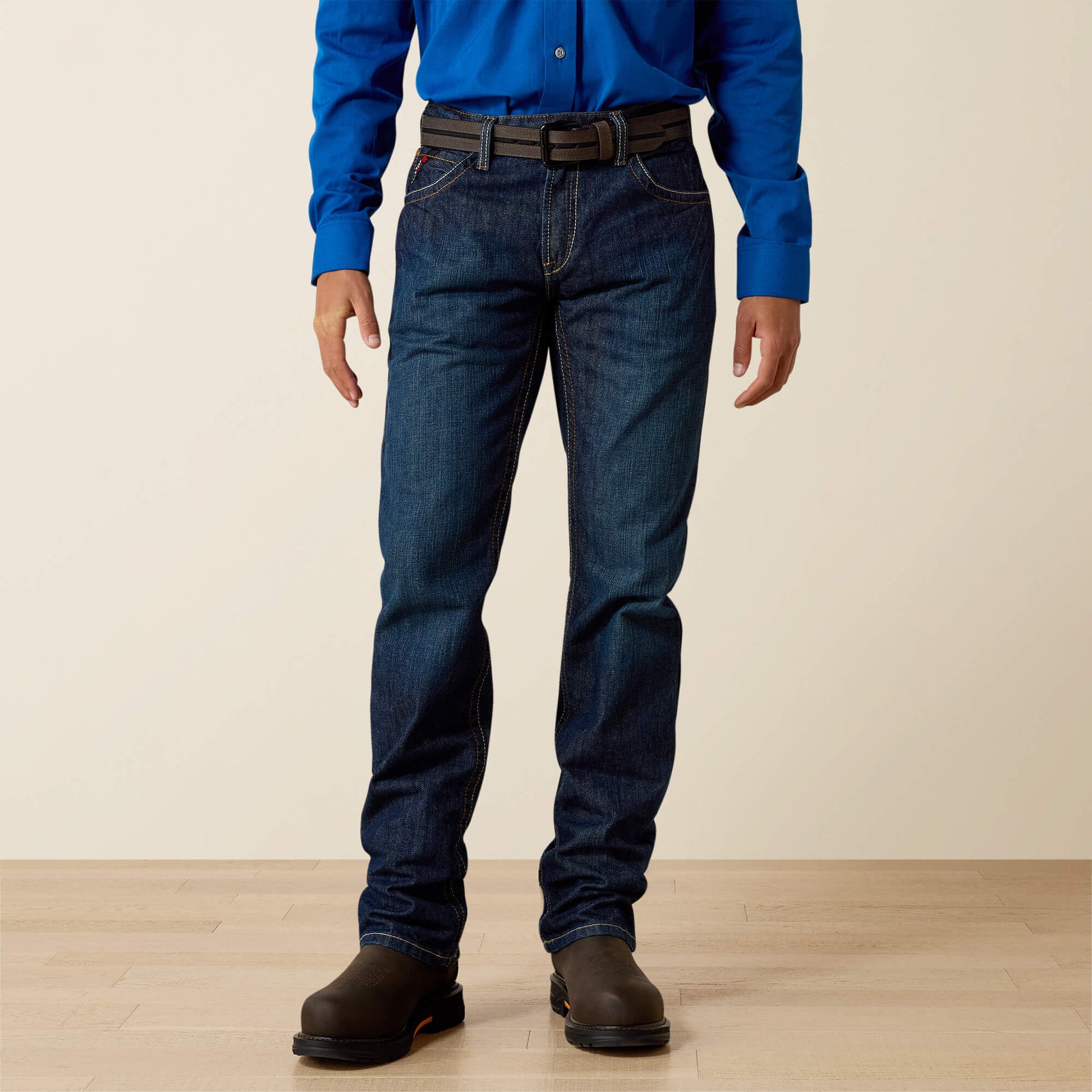 Ariat Men FR M5 Straight Basic Stackable Straight Leg Jean