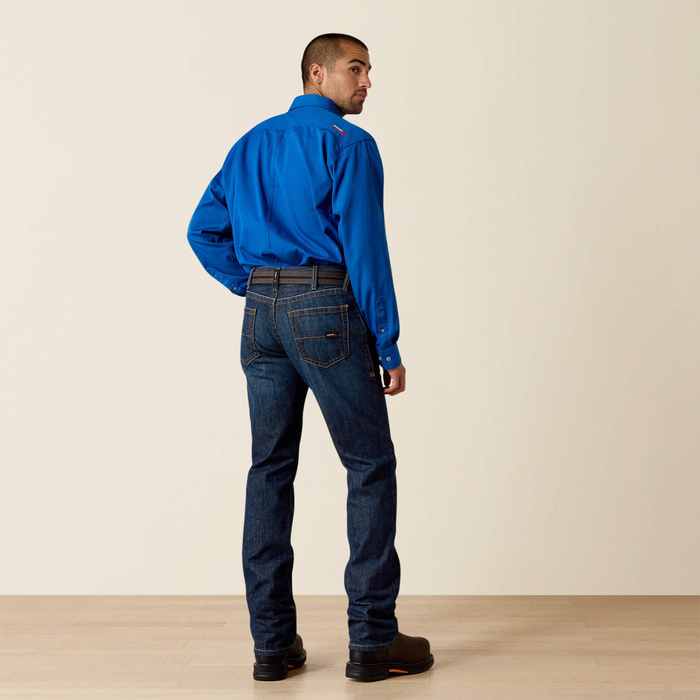 Ariat Men FR M5 Straight Basic Stackable Straight Leg Jean