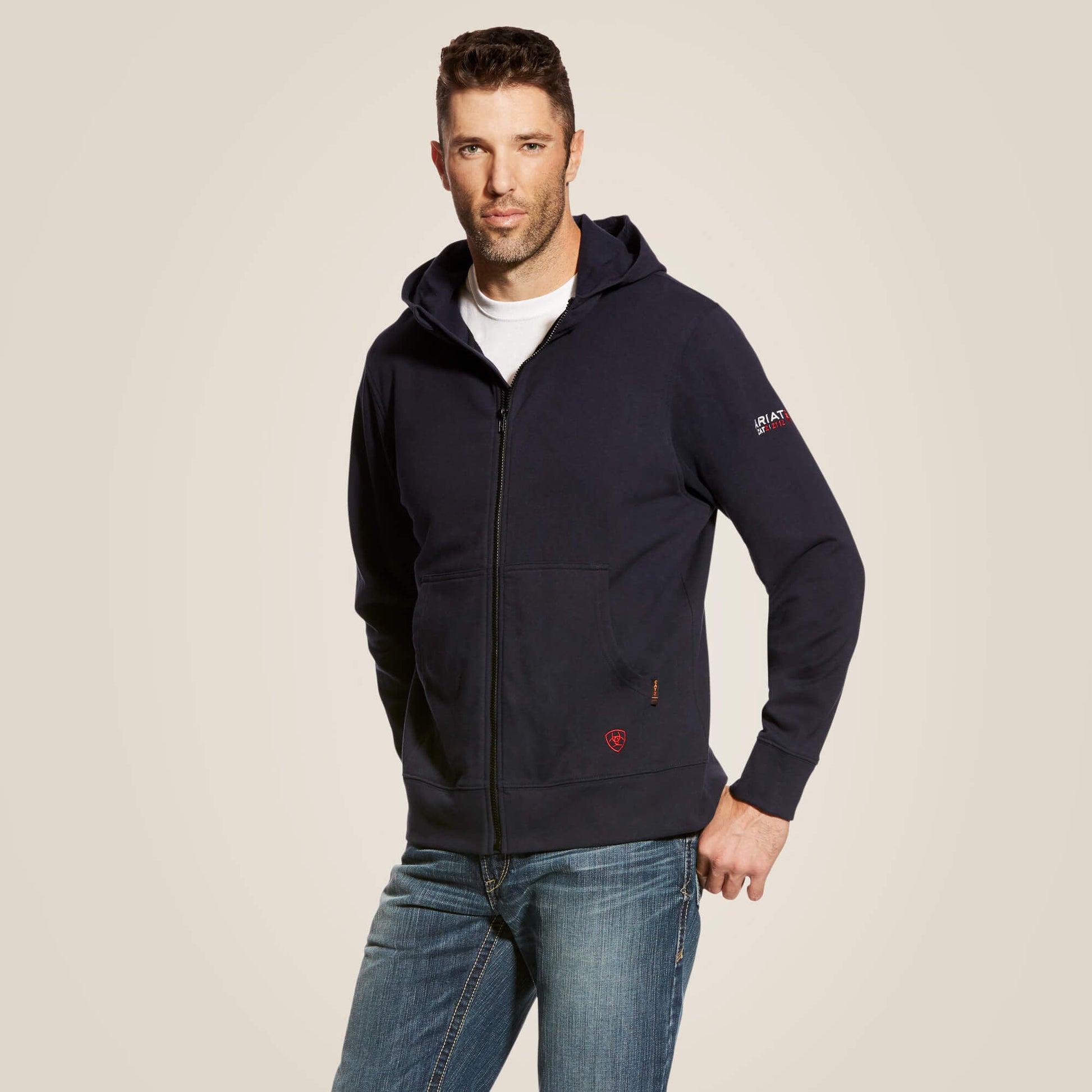 Ariat Men FR DuraStretch Full Zip Hoodie
