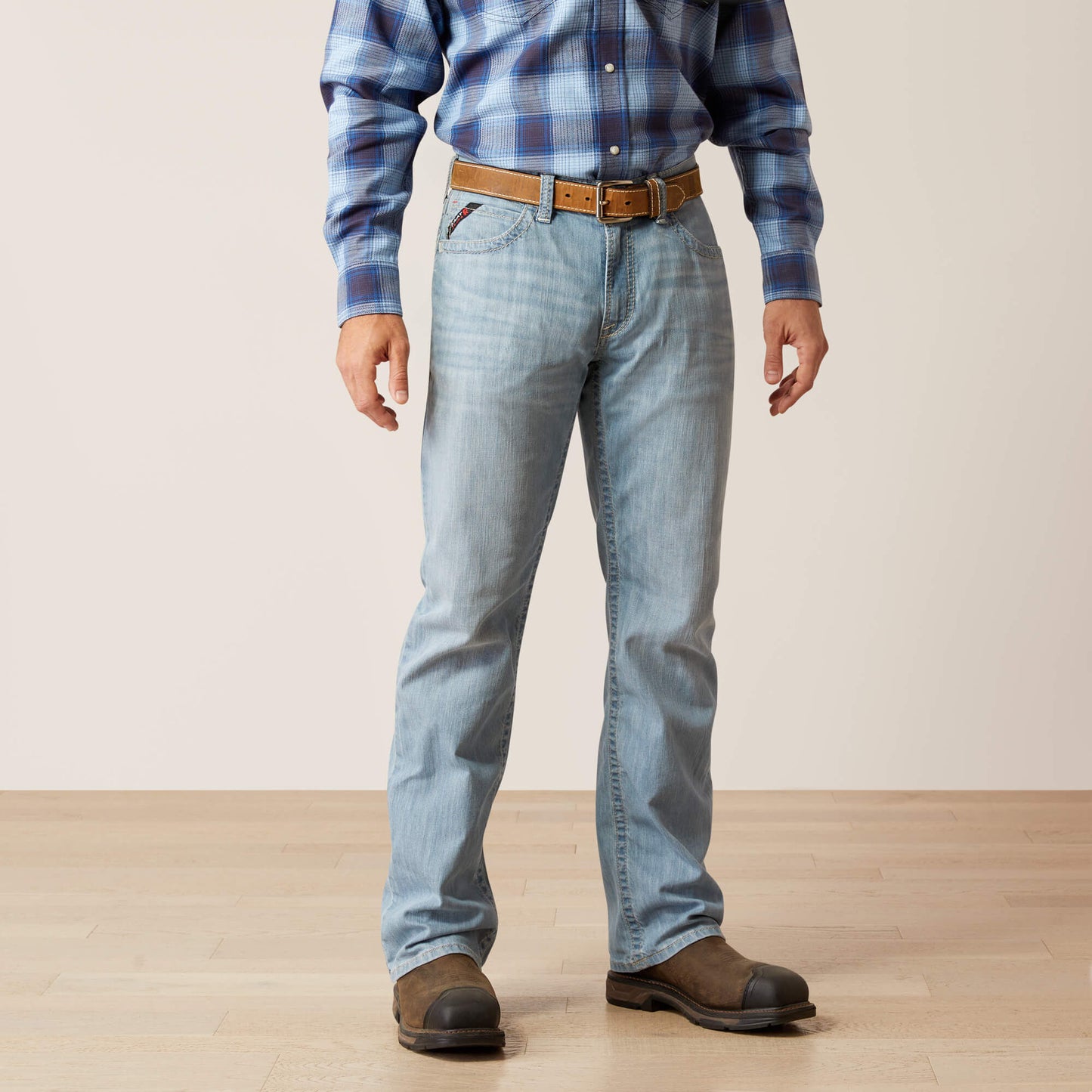 Ariat Men FR M4 Relaxed DuraStretch DuraLight Remming Boot Cut Jean