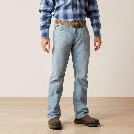 Ariat Men FR M4 Relaxed DuraStretch DuraLight Remming Boot Cut Jean