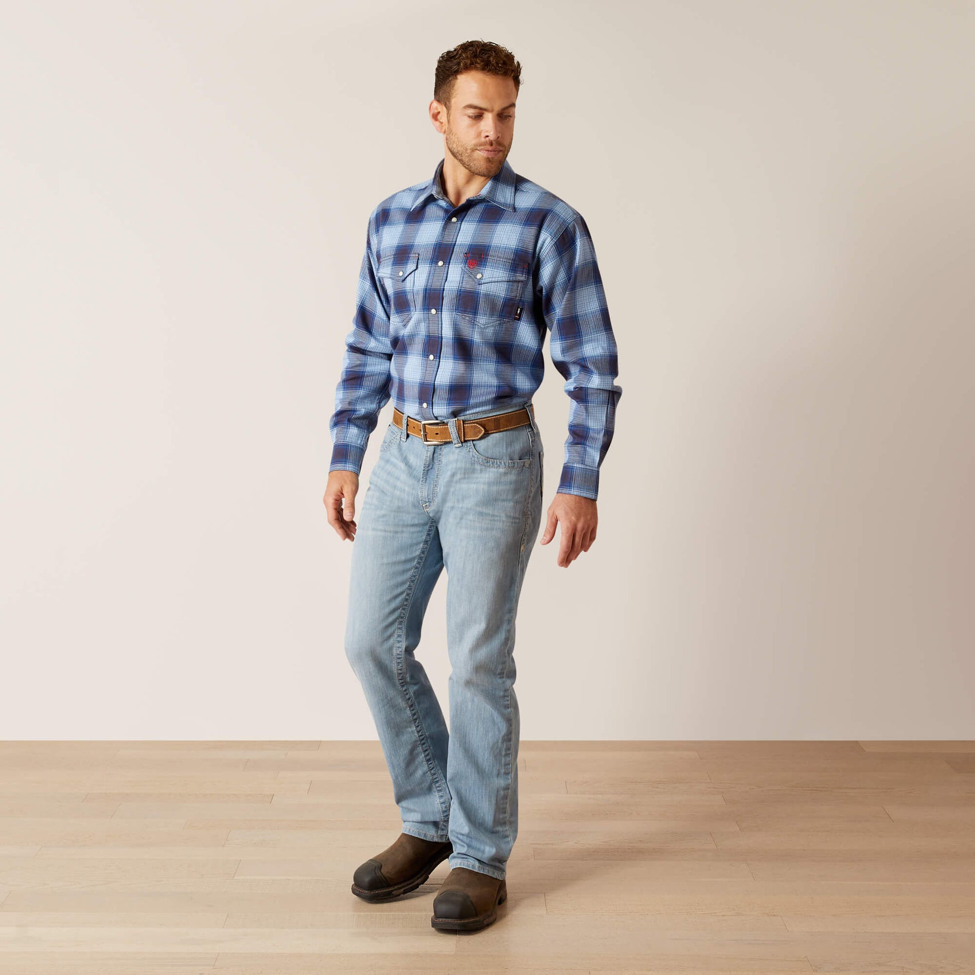 Ariat Men FR M4 Relaxed DuraStretch DuraLight Remming Boot Cut Jean