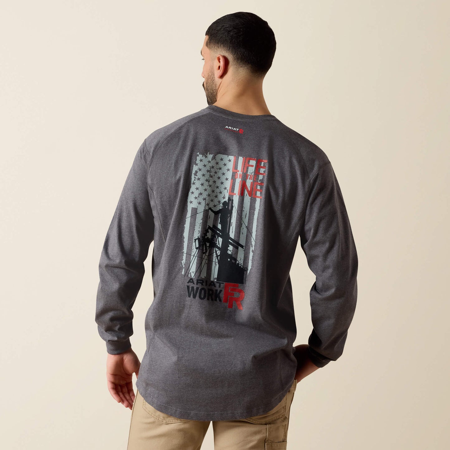 Ariat Men FR Air Life on the Line Graphic Top