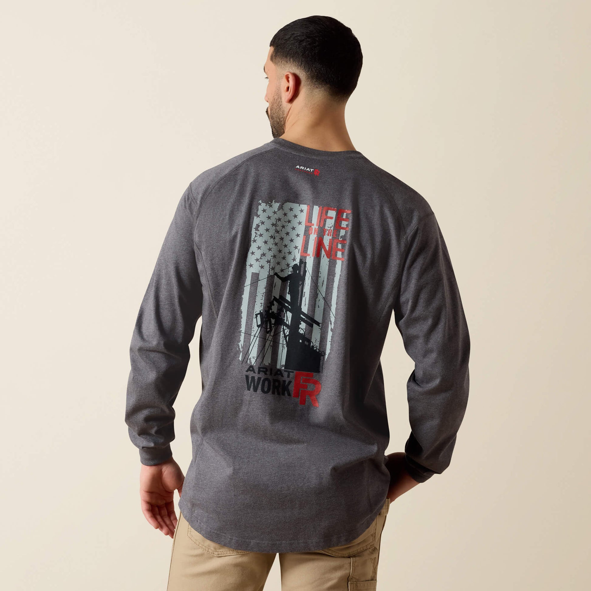Ariat Men FR Air Life on the Line Graphic Top