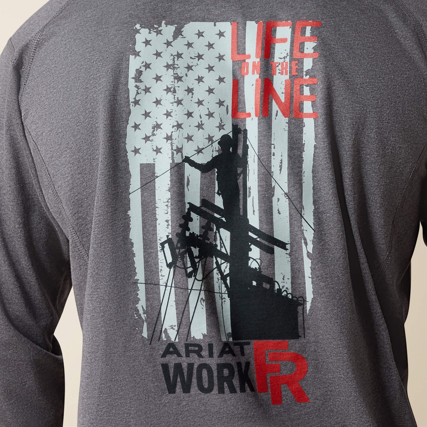 Ariat Men FR Air Life on the Line Graphic Top