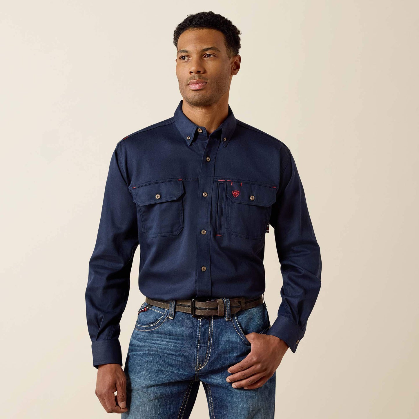 Ariat Men FR Solid Vent Work Shirt