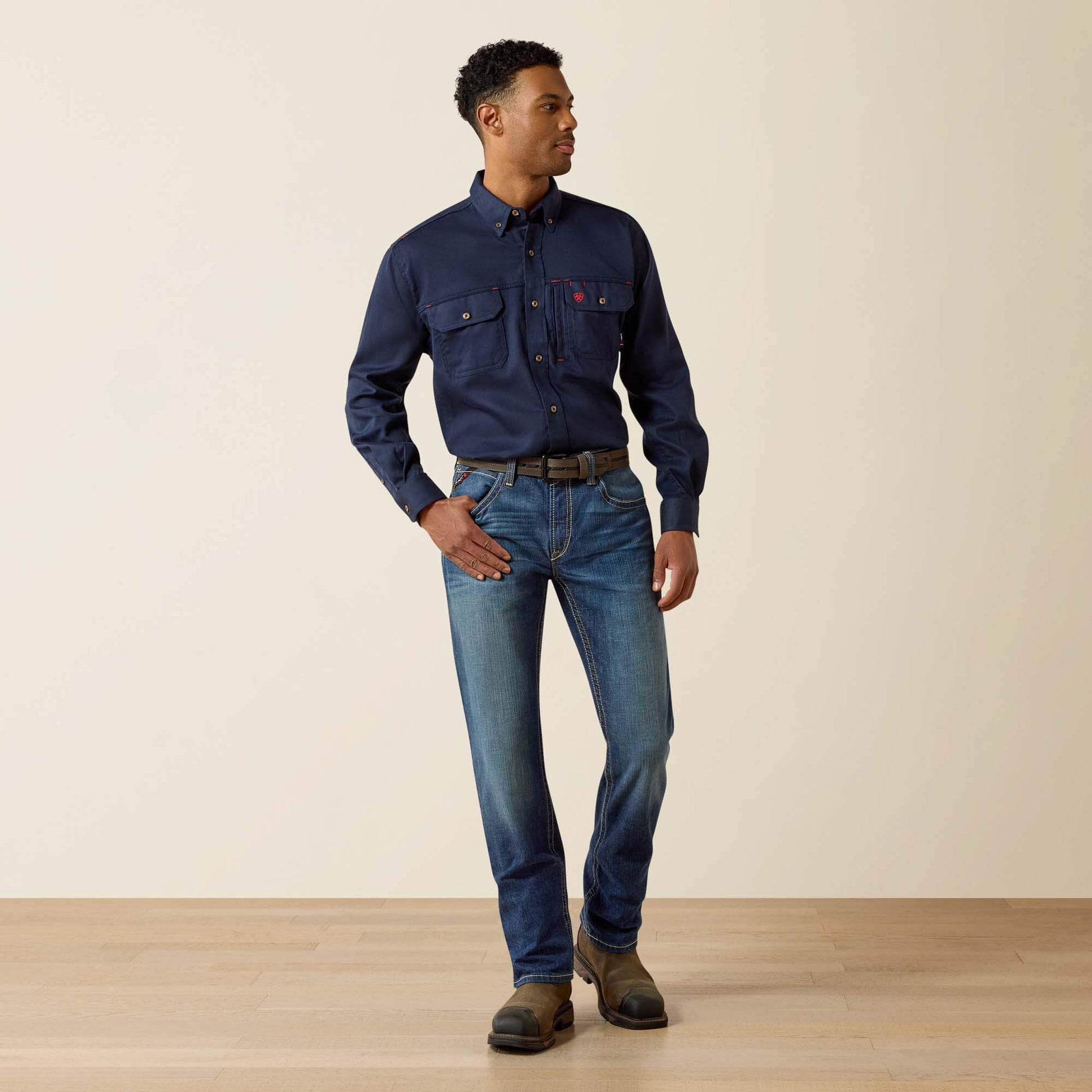 Ariat Men FR Solid Vent Work Shirt