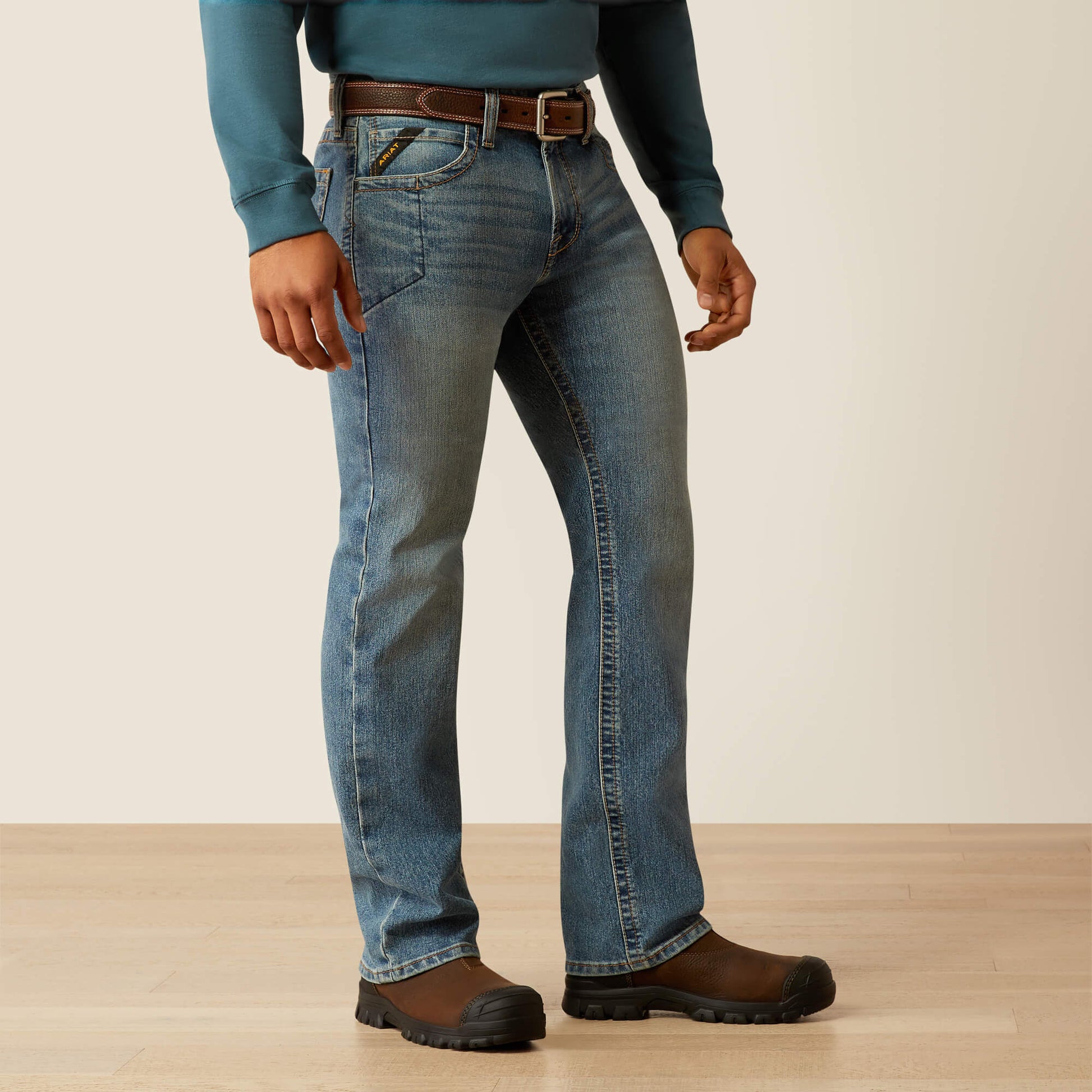 Ariat Men Rebar M7 Slim Rail Straight Jean