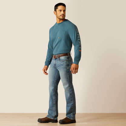 Ariat Men Rebar M7 Slim Rail Straight Jean