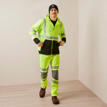 Ariat Men Rebar WorkTek Hi-Vis Full Zip Hoodie