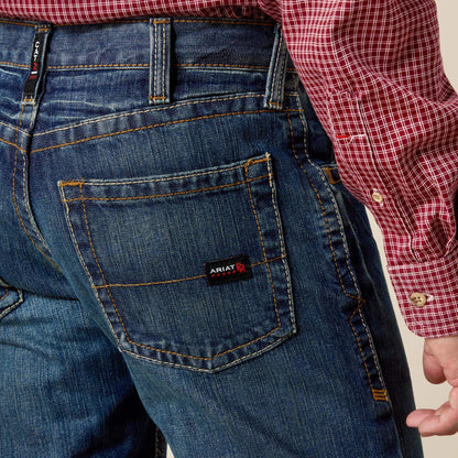Ariat Men FR M5 Straight Basic Stackable Straight Leg Jean
