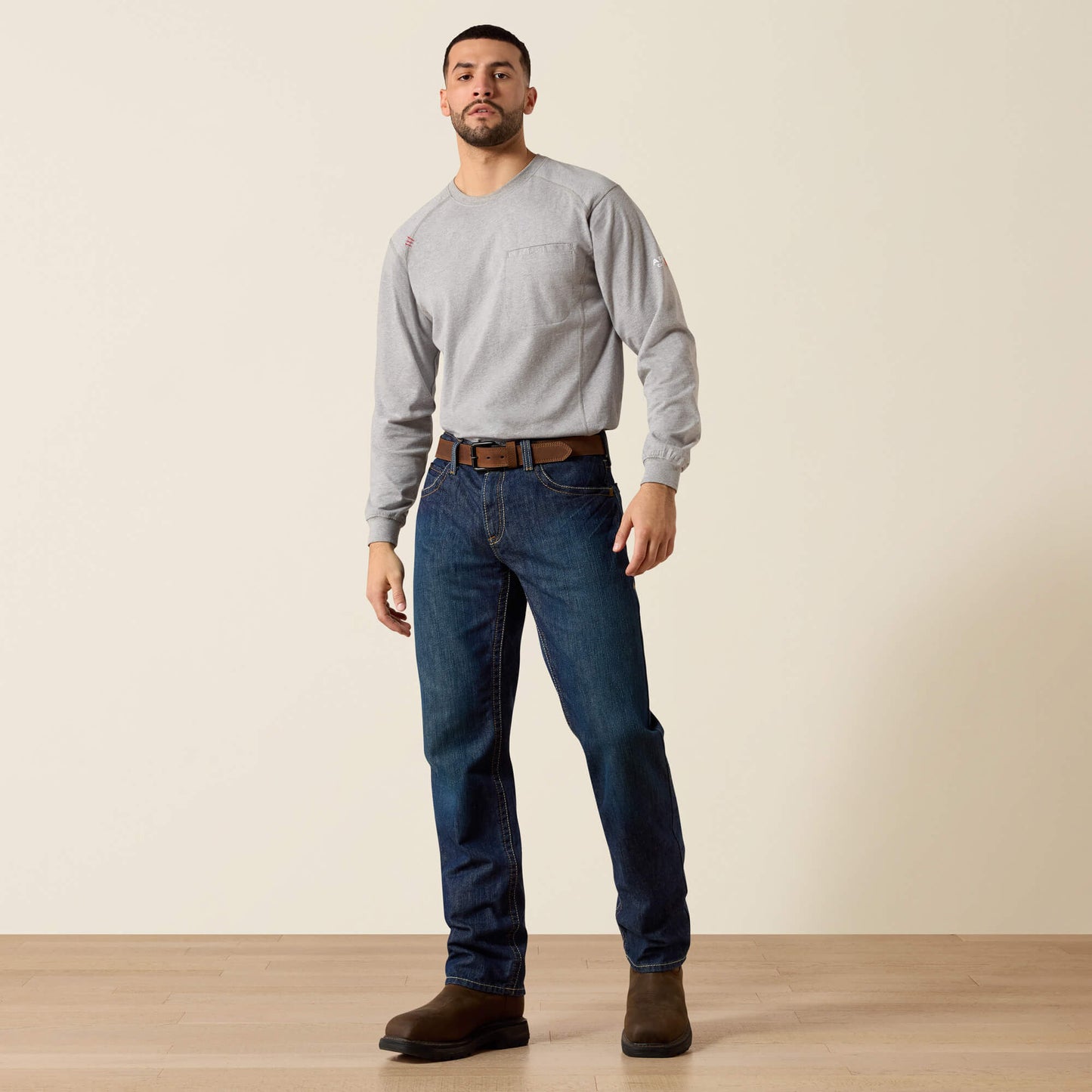 Ariat Men FR M3 Loose Basic Stackable Straight Leg Jean