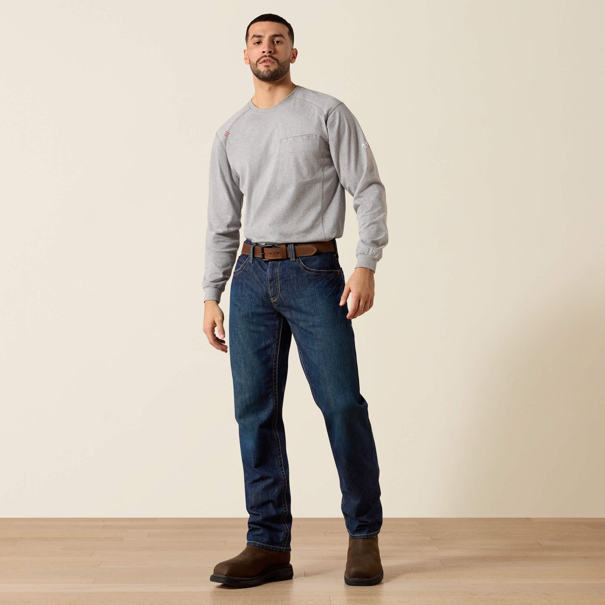 Ariat Men FR M3 Loose Basic Stackable Straight Leg Jean