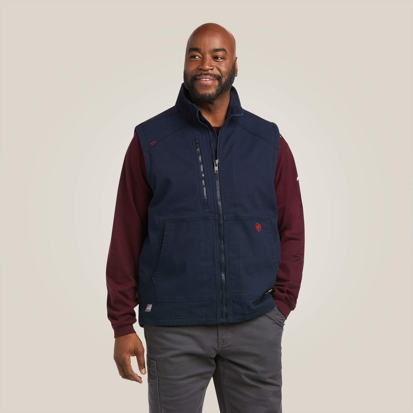 Ariat Men FR DuraLight Cordura Canvas Vest
