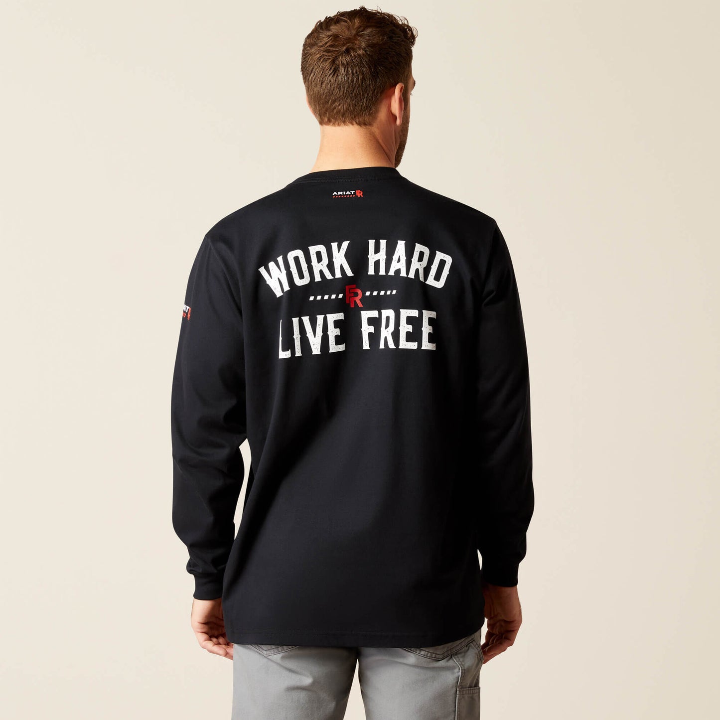 Ariat Men FR Work Hard Live Free T-Shirt