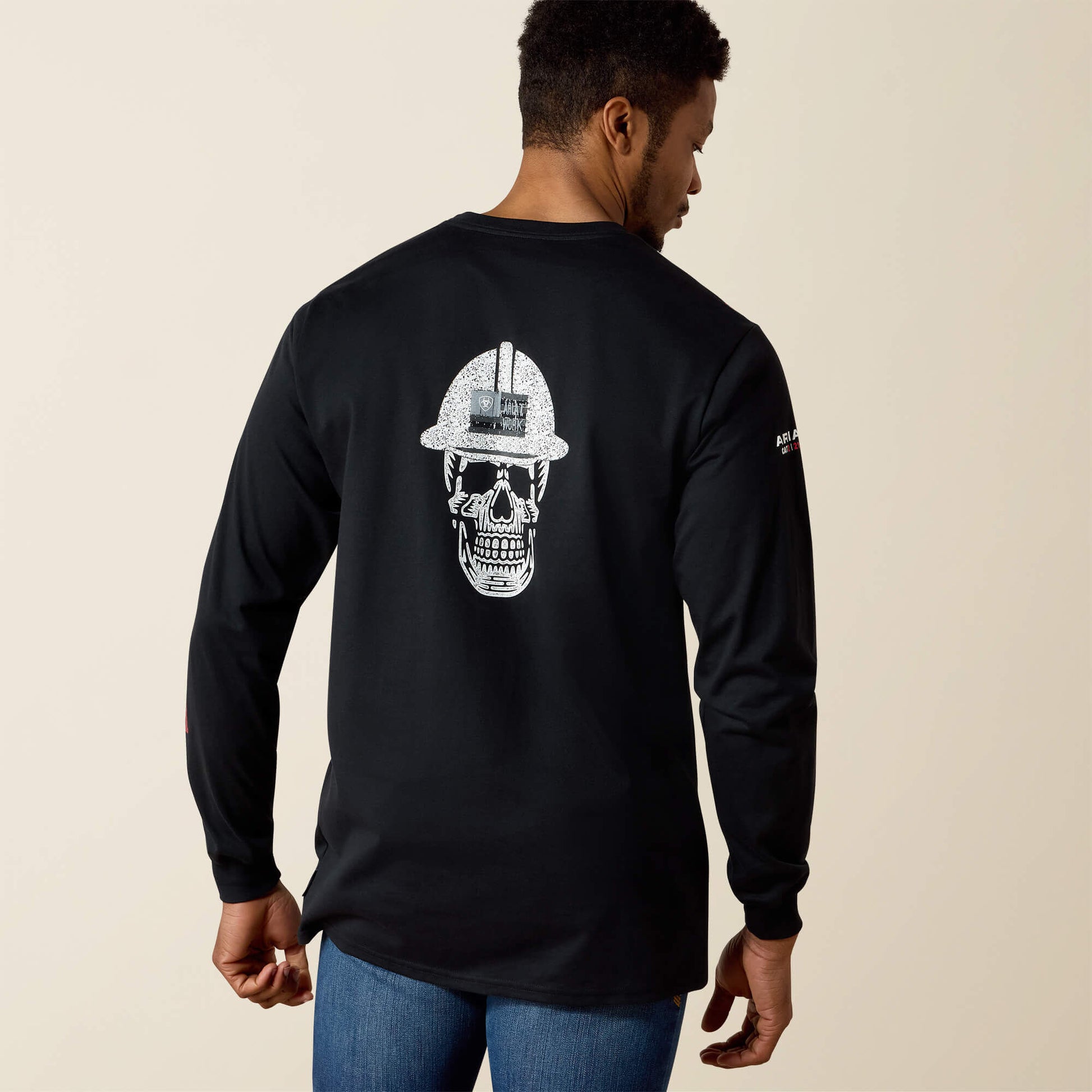 Ariat Men FR Roughneck Skull Logo T-Shirt