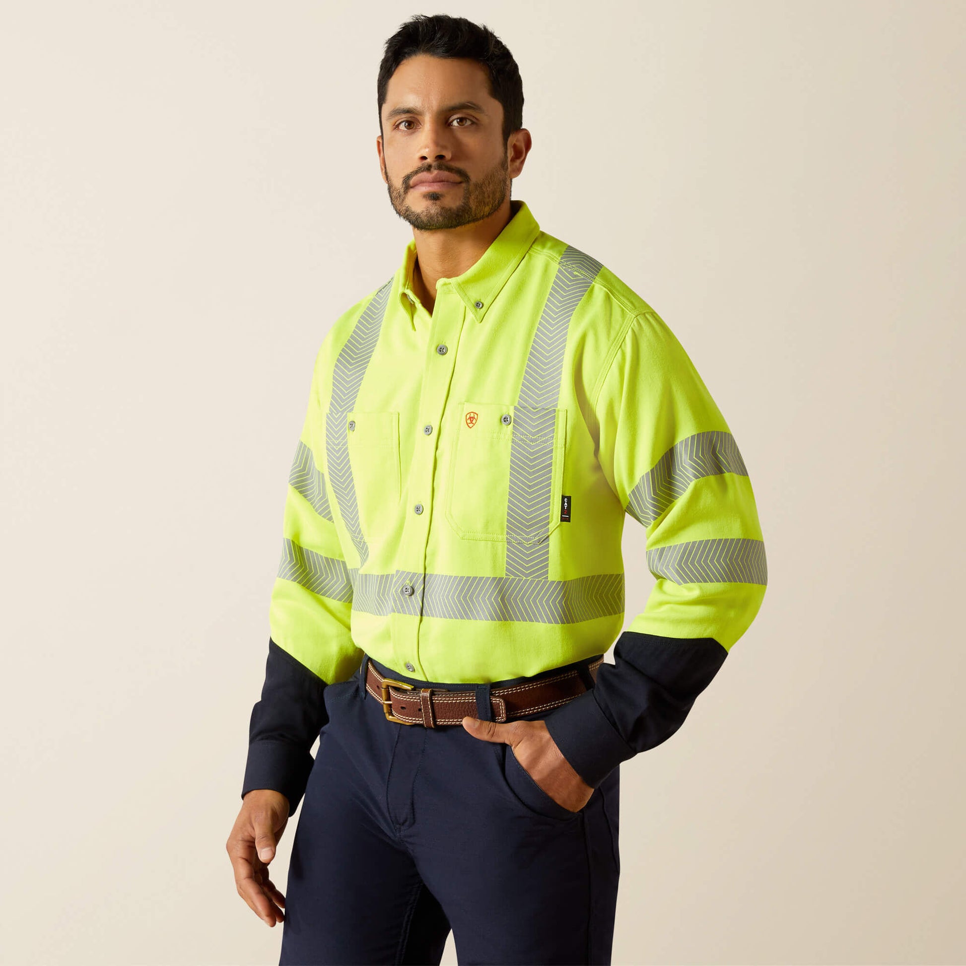 Ariat Men FR Hi-Vis Air Inherent Classic Fit Work Shirt