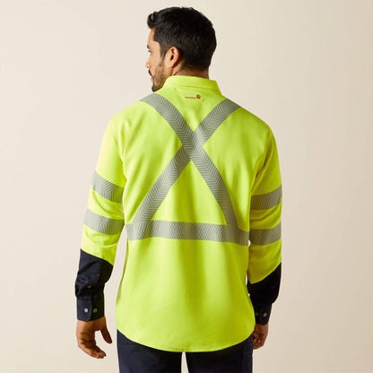 Ariat Men FR Hi-Vis Air Inherent Classic Fit Work Shirt