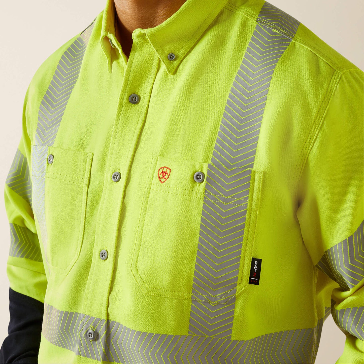 Ariat Men FR Hi-Vis Air Inherent Classic Fit Work Shirt