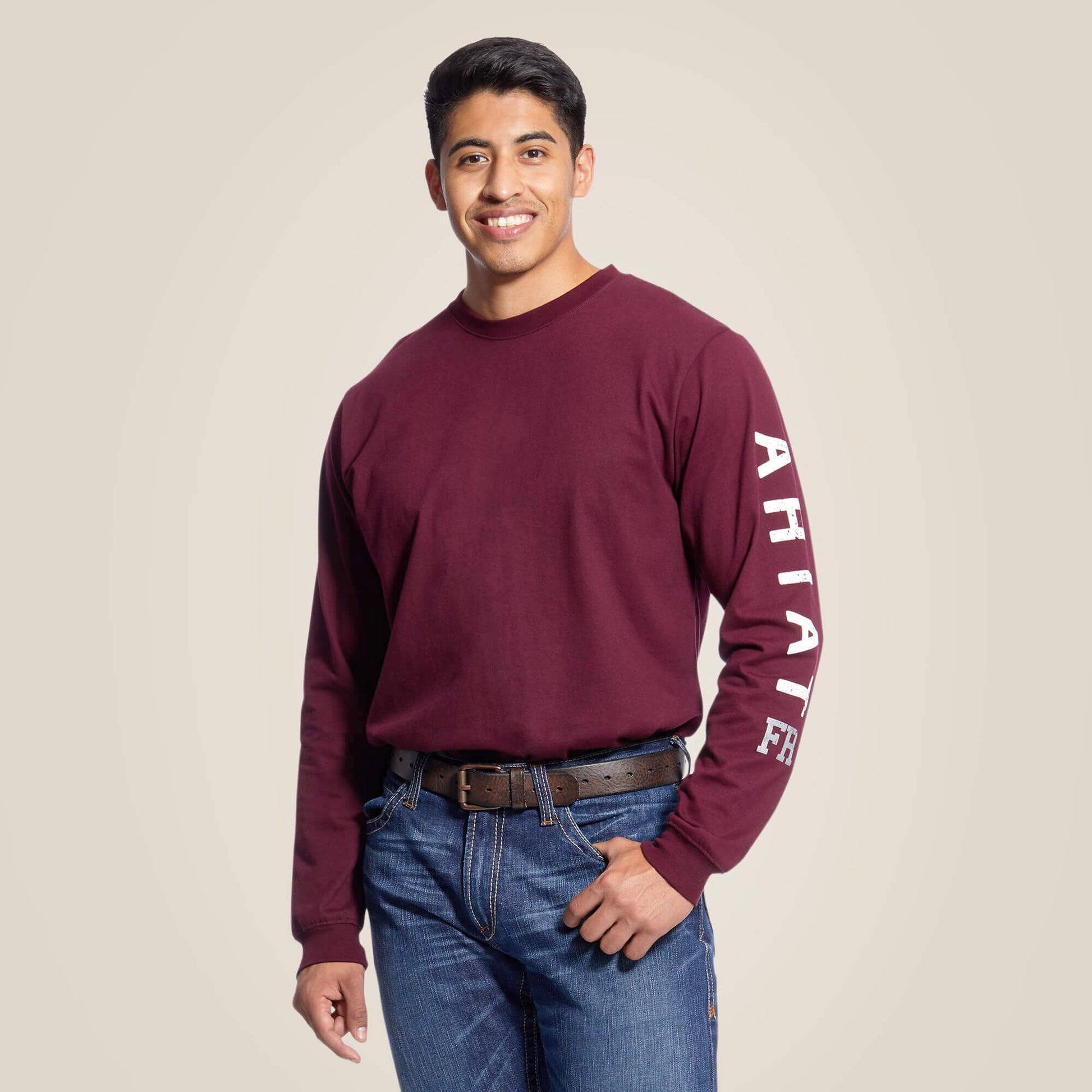 Ariat Men FR Roughneck Skull Logo T-Shirt