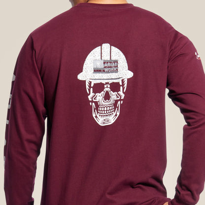 Ariat Men FR Roughneck Skull Logo T-Shirt
