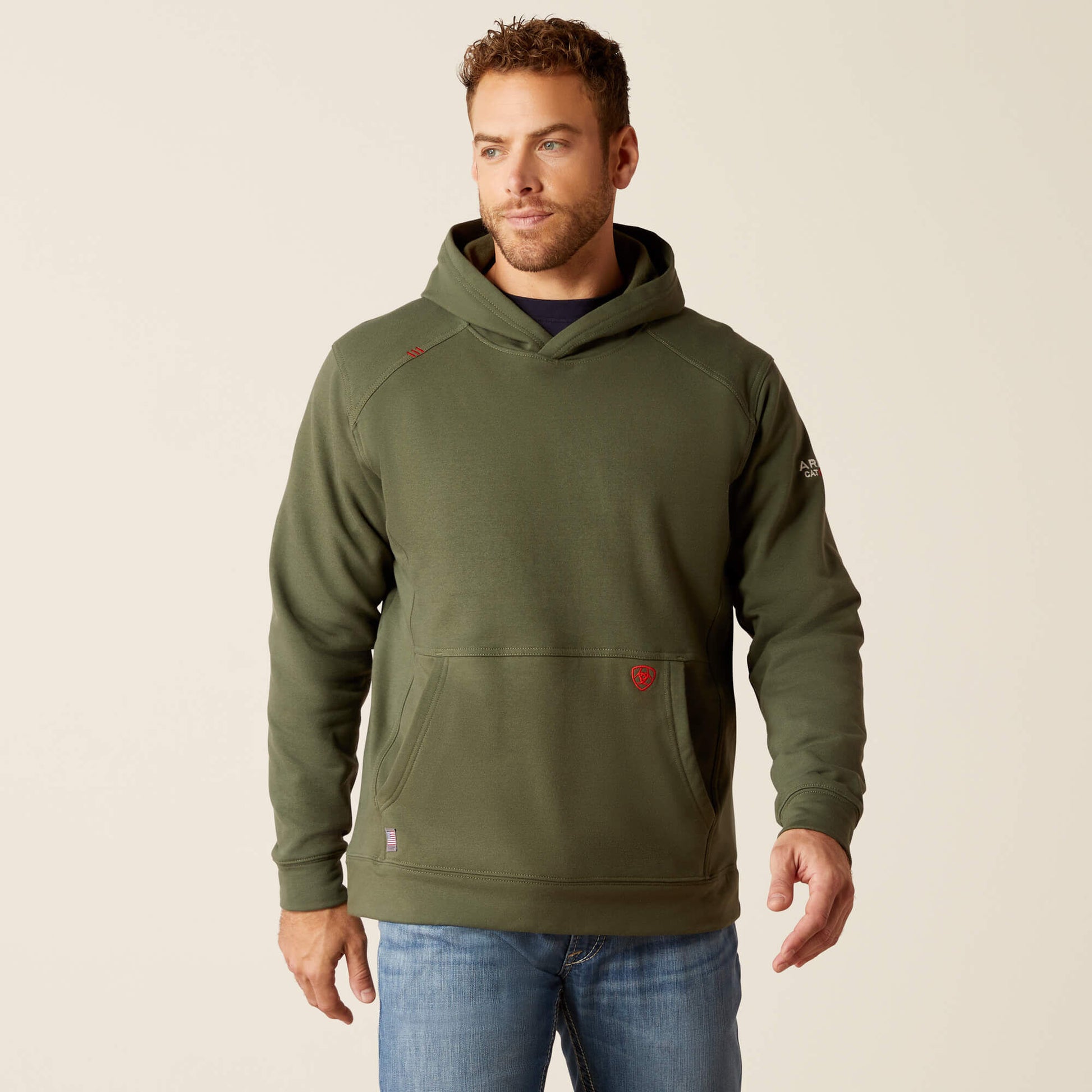 Ariat Men FR Solid Hoodie