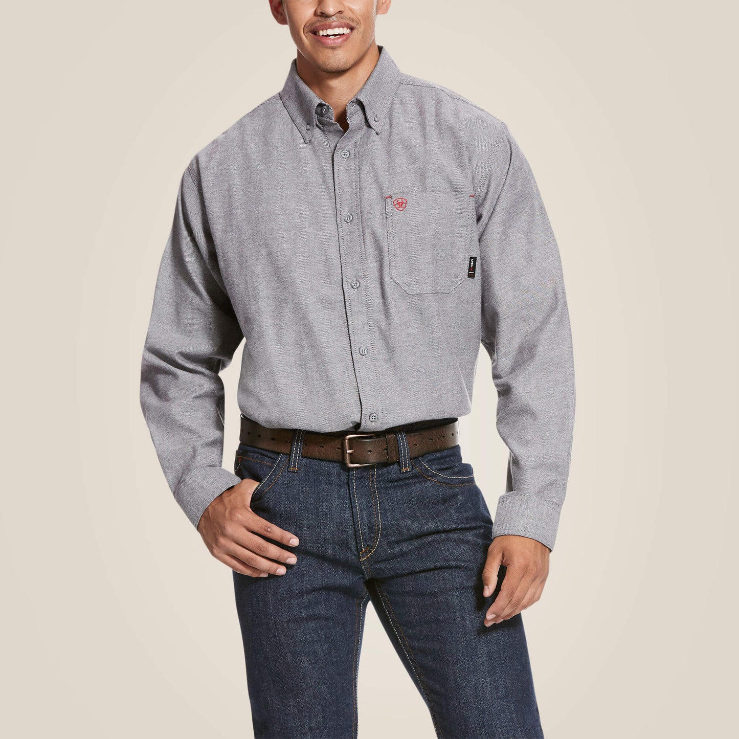 Ariat Men FR Solid Twill DuraStretch Work Shirt
