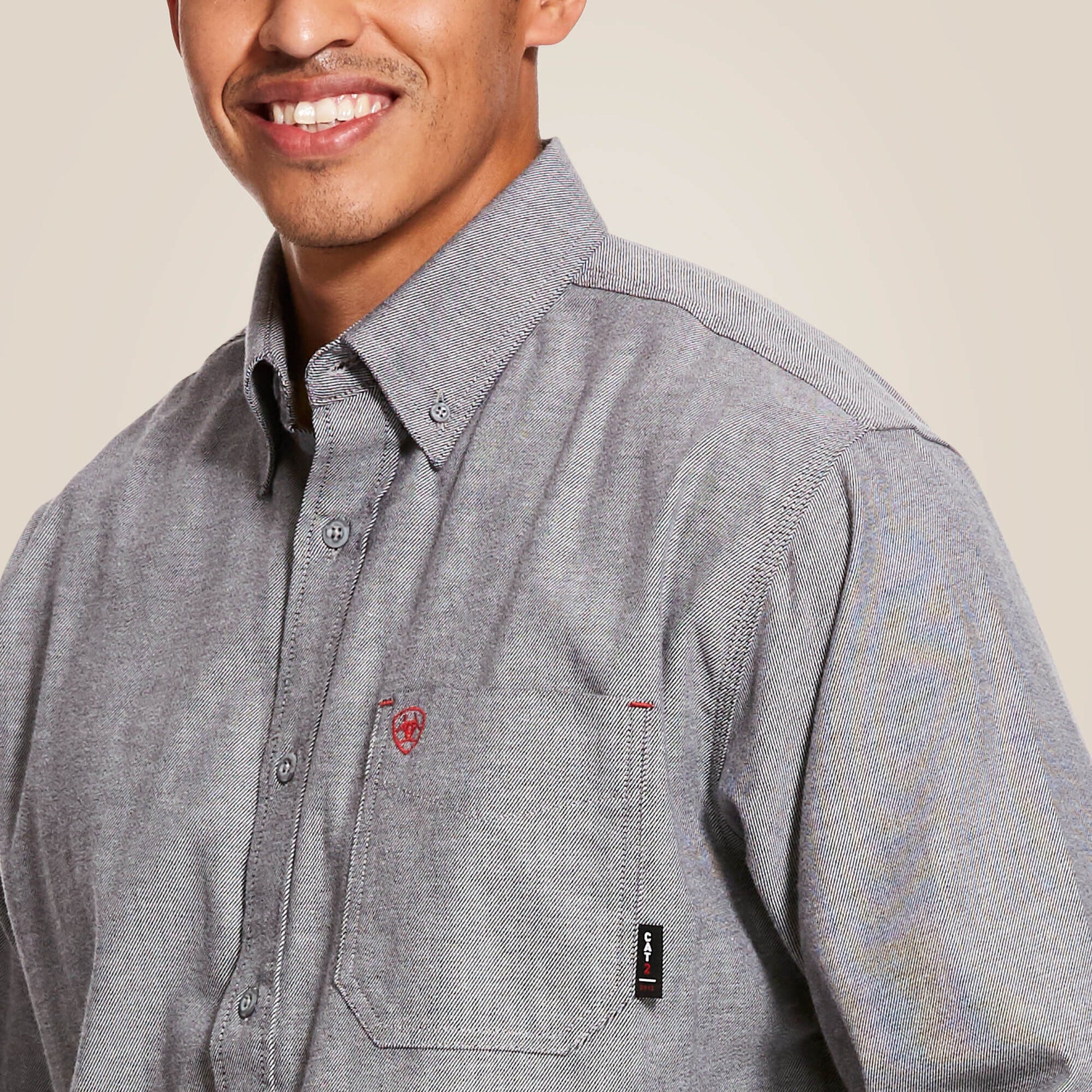 Ariat Men FR Solid Twill DuraStretch Work Shirt