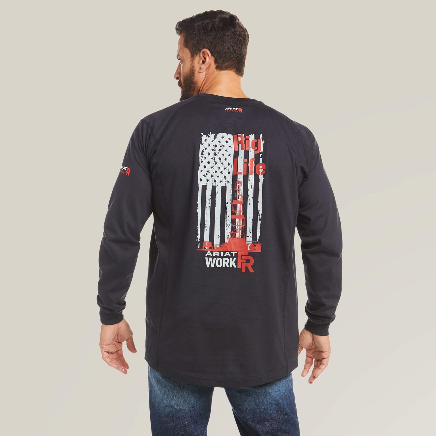 Ariat Men FR Air Rig Life Graphic T-Shirt