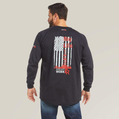 Ariat Men FR Air Rig Life Graphic T-Shirt