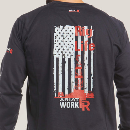 Ariat Men FR Air Rig Life Graphic T-Shirt