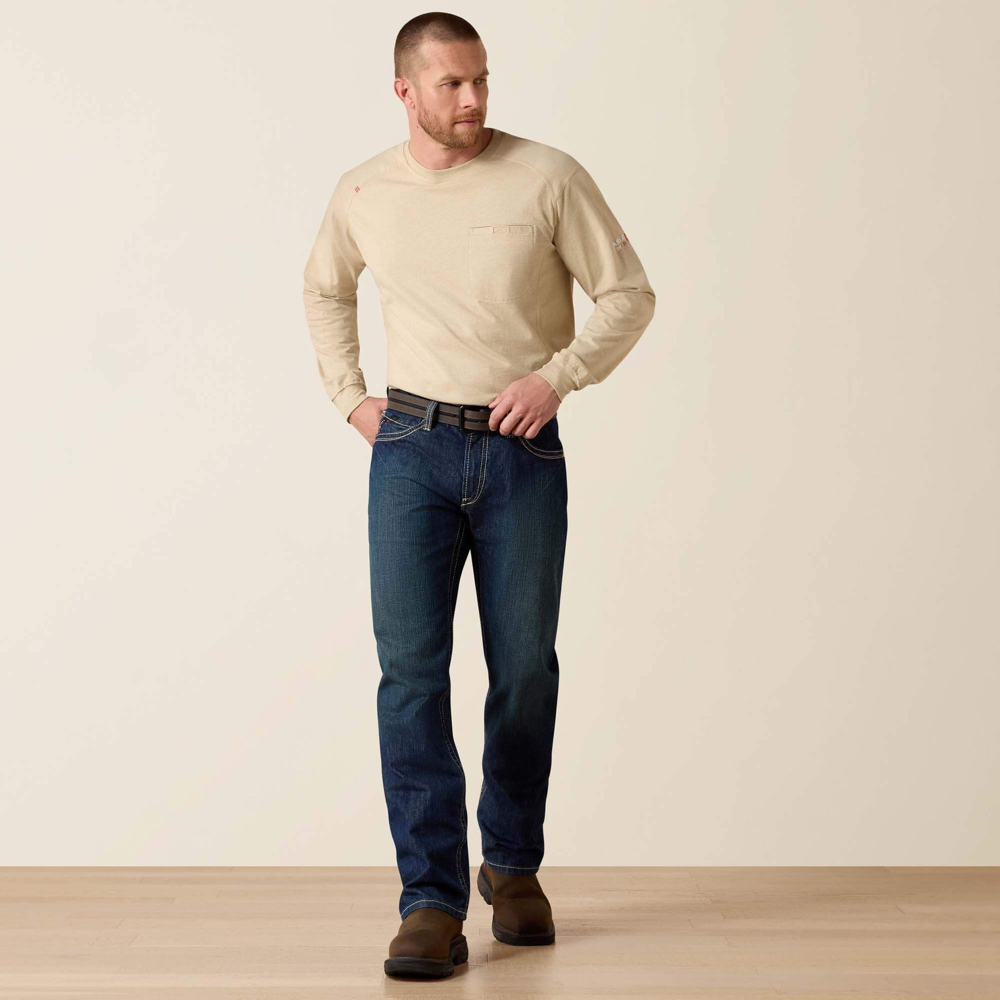 Ariat Men FR M4 Relaxed Boundary Boot Cut Jean