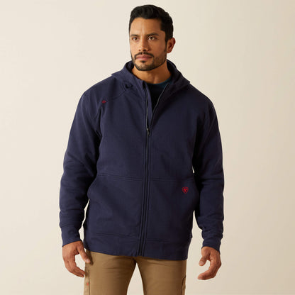 Ariat Men FR DuraStretch Heavyweight Fleece Full Zip Hoodie