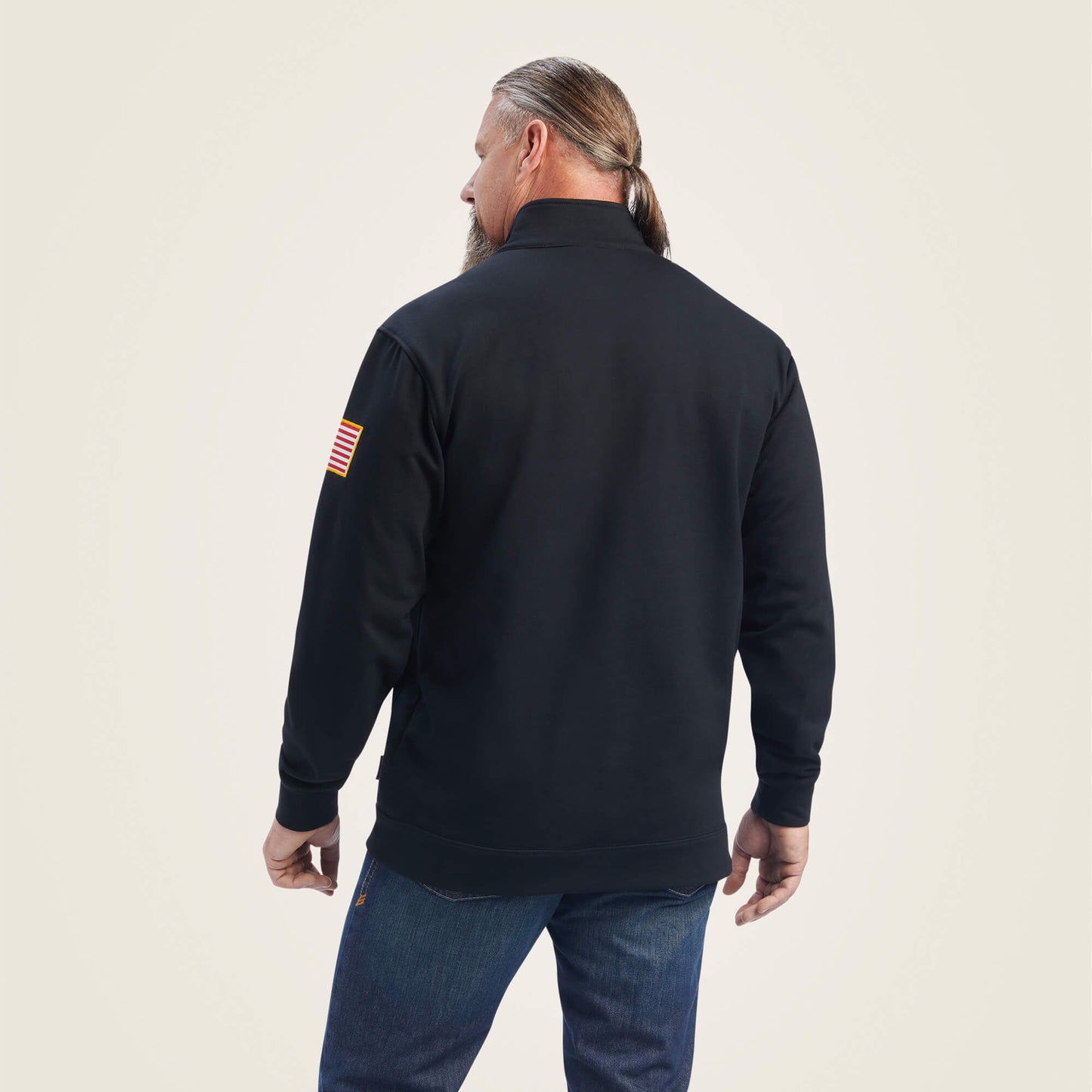 Ariat Men FR Durastrech Fleece 1/2 Zip Job Shirt