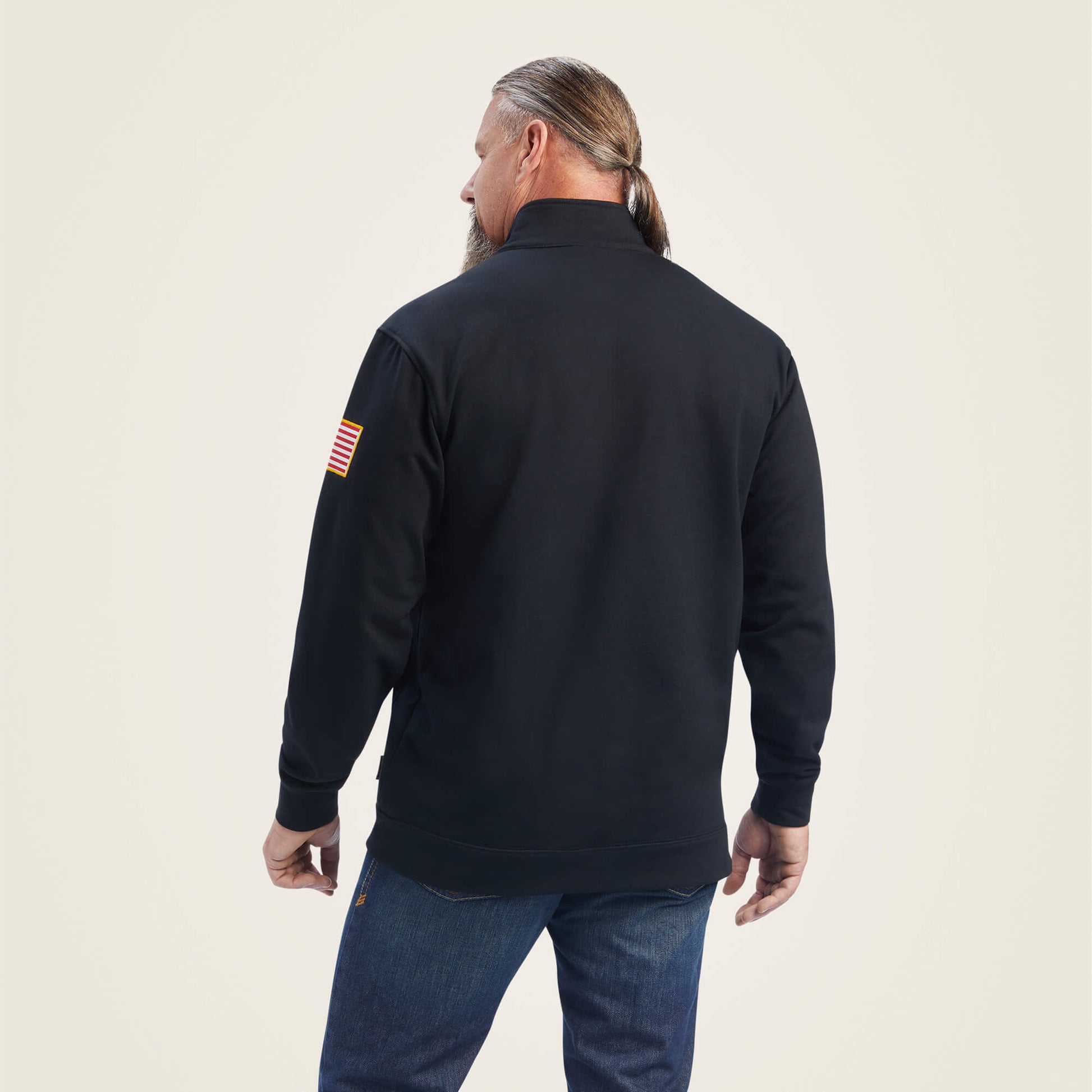 Ariat Men FR Durastrech Fleece 1/2 Zip Job Shirt