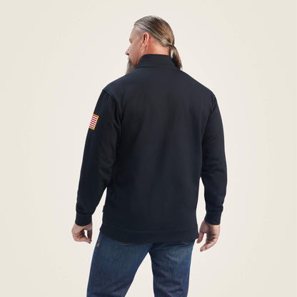 Ariat Men FR Durastrech Fleece 1/2 Zip Job Shirt