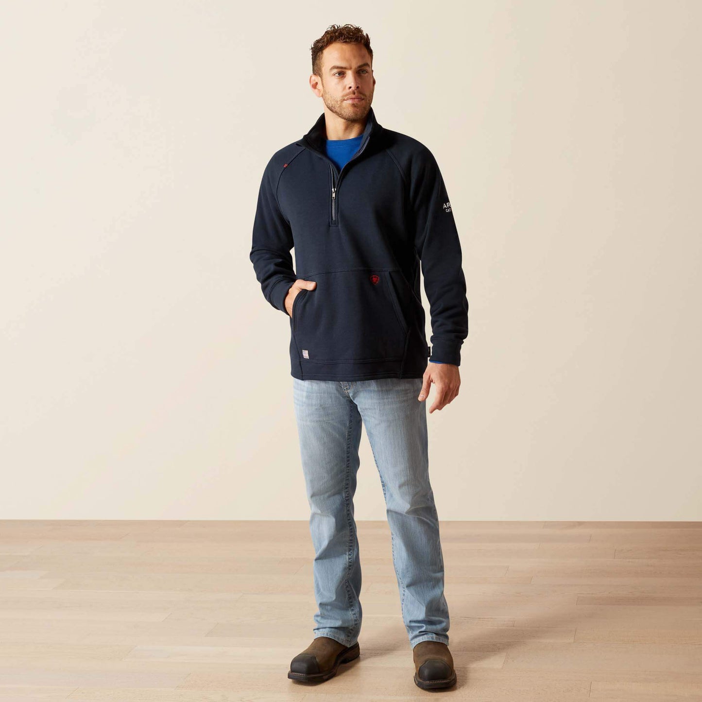 Ariat Men FR Primo Fleece 2.0 1/4 Zip Sweater