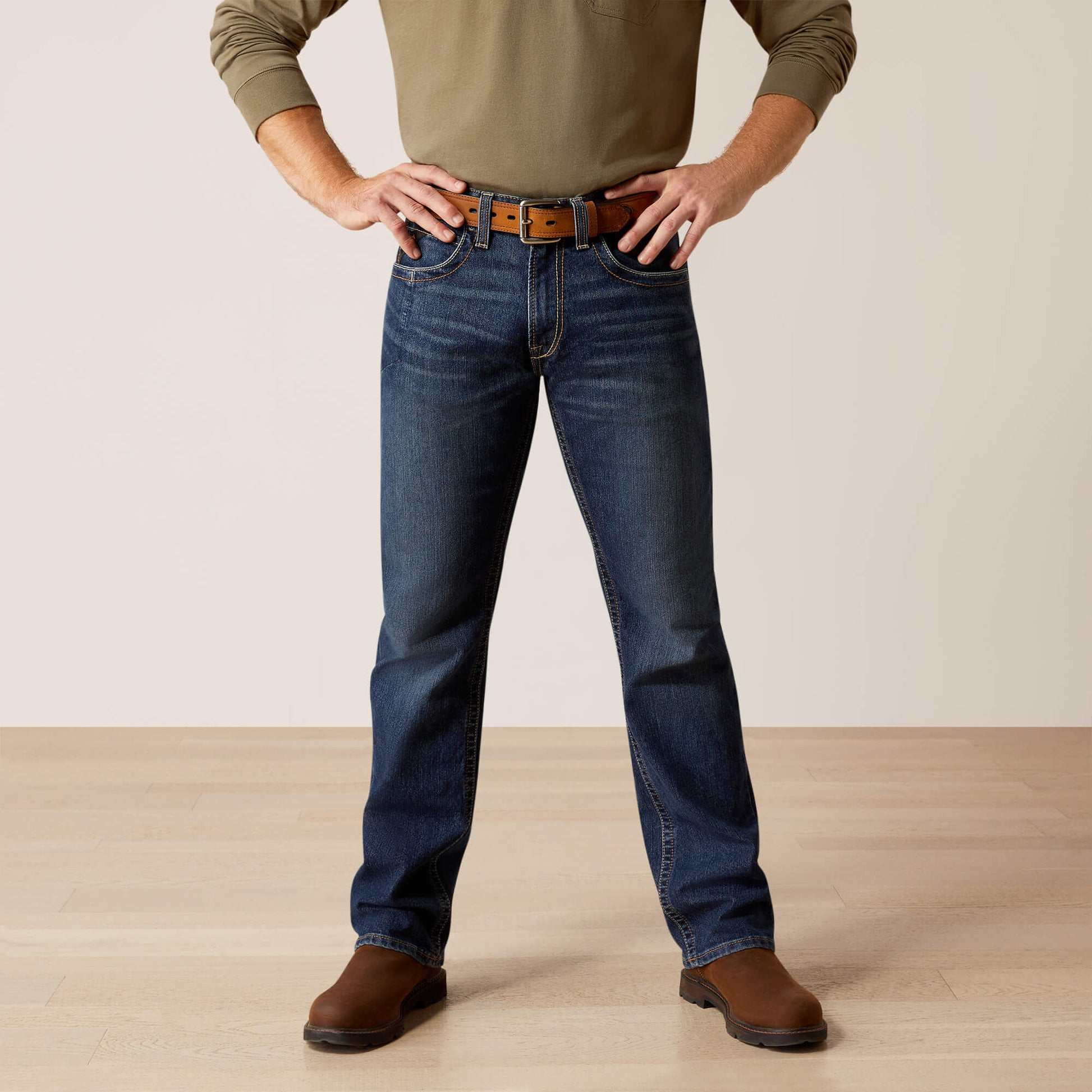 Ariat Men Rebar M5 Straight Rail Straight Jean