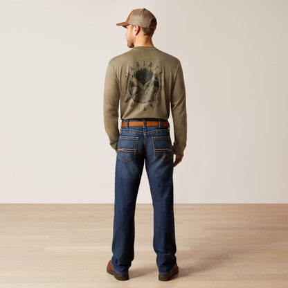 Ariat Men Rebar M5 Straight Rail Straight Jean