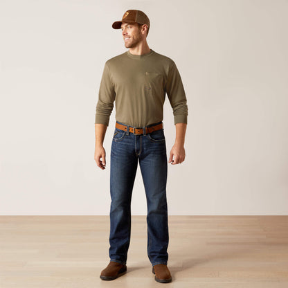 Ariat Men Rebar M5 Straight Rail Straight Jean