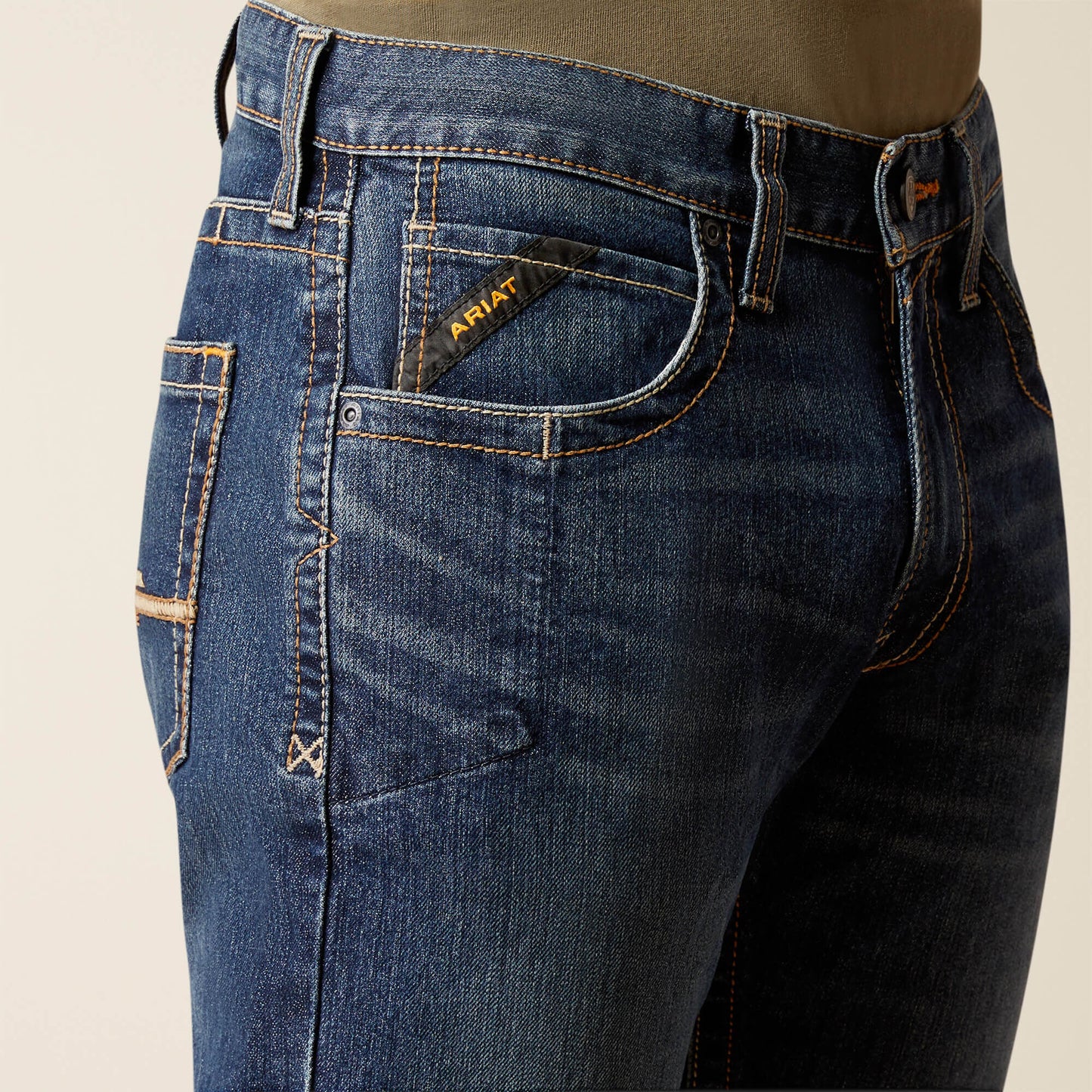 Ariat Men Rebar M5 Straight Rail Straight Jean