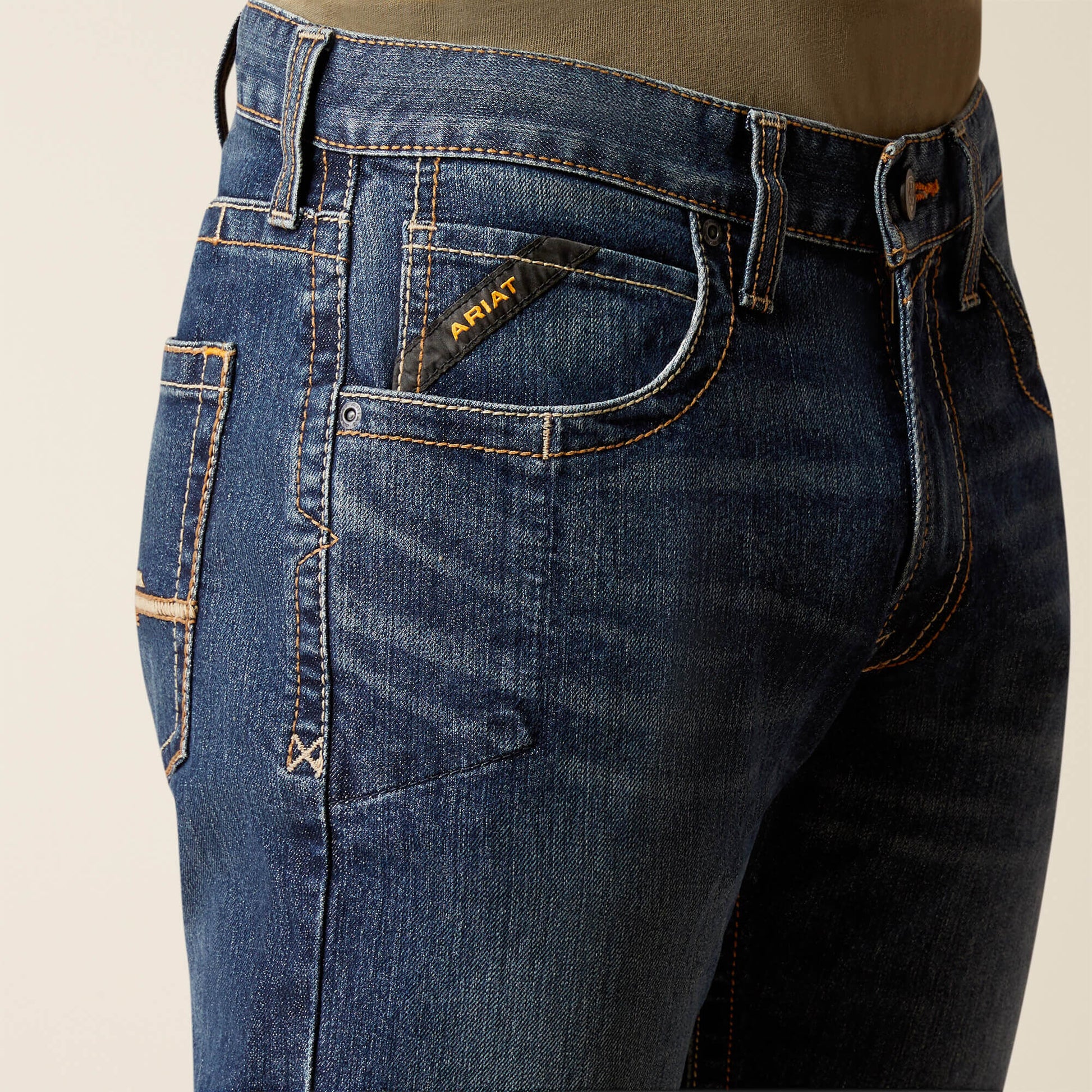 Ariat Men Rebar M5 Straight Rail Straight Jean