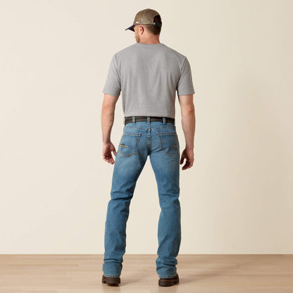 Ariat Men Rebar M4 Low Rise DuraStretch Edge Boot Cut Jean