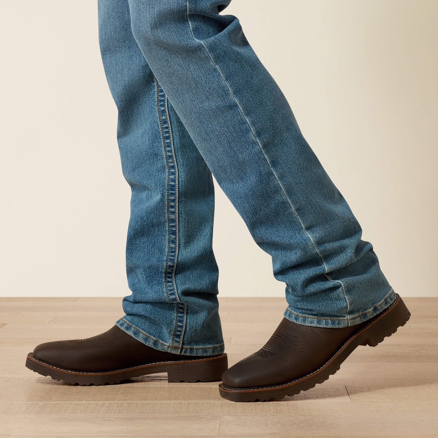 Ariat Men Rebar M4 Low Rise DuraStretch Edge Boot Cut Jean