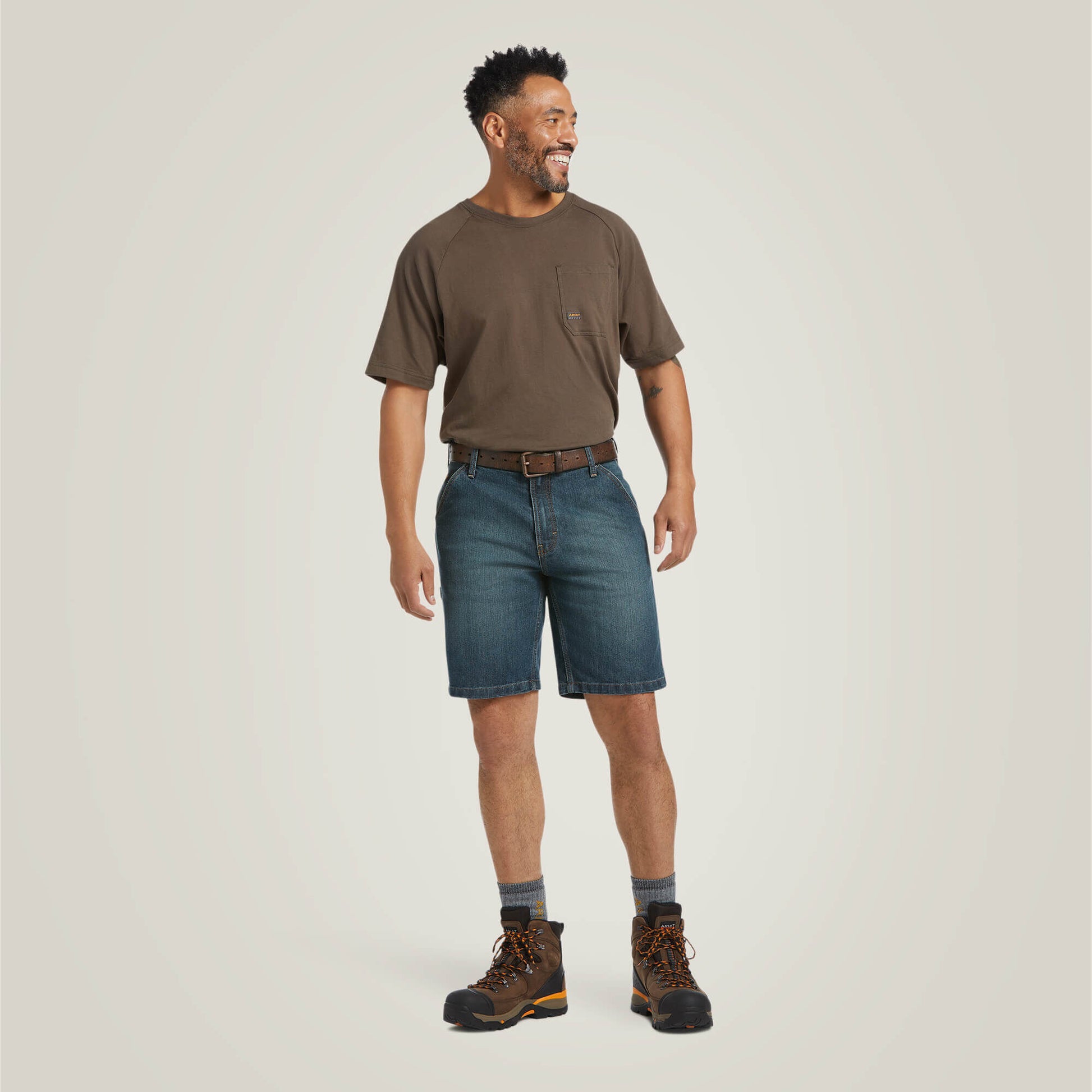 Ariat Men Rebar DuraStretch Denim Utility Short