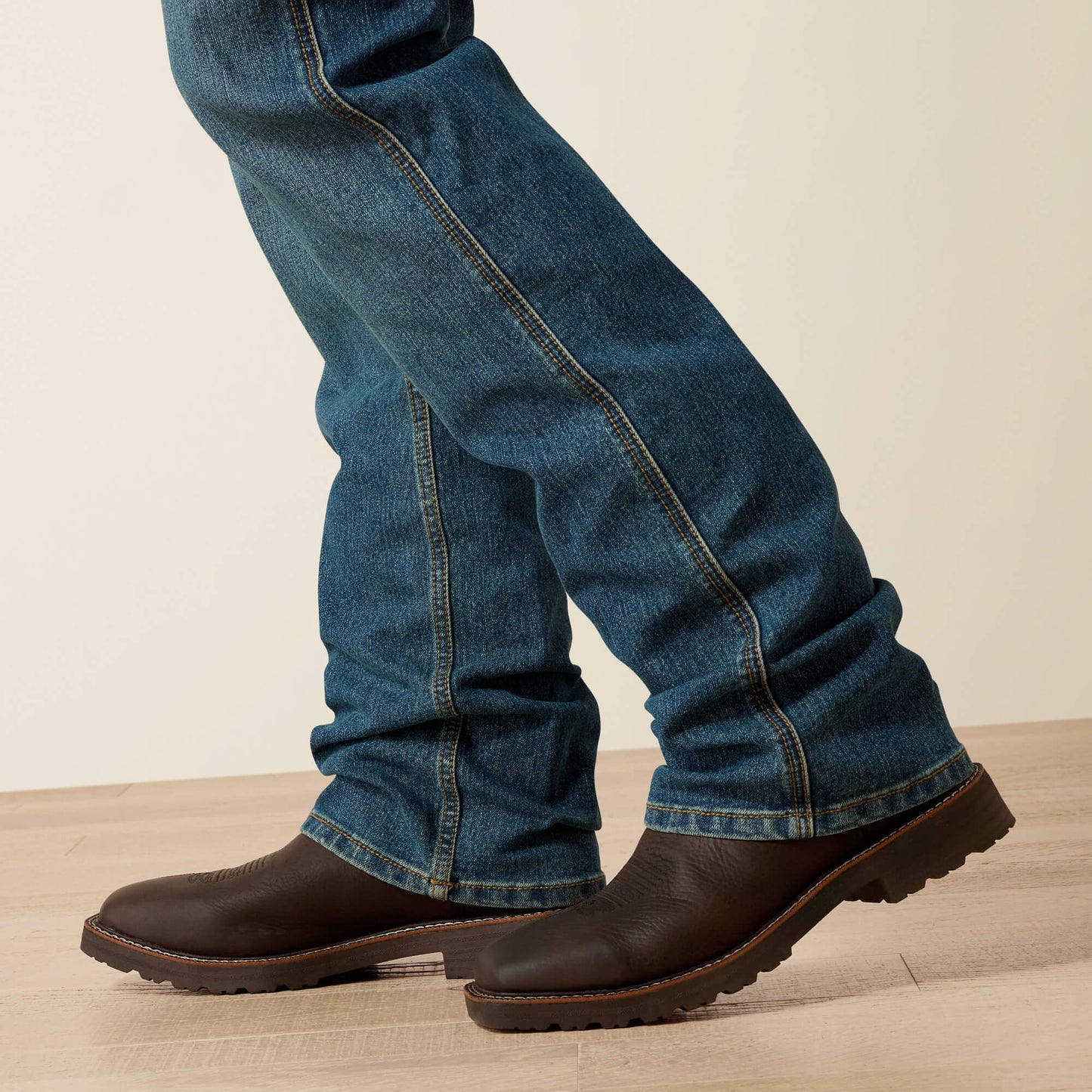 Ariat Men Rebar M4 Low Rise DuraStretch Workhorse Boot Cut Jean