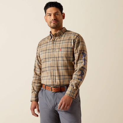 Ariat Men FR Dean Logo Work Shirt