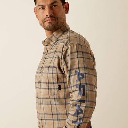 Ariat Men FR Dean Logo Work Shirt