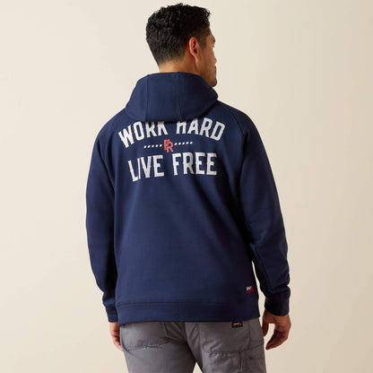 Ariat Men FR DuraStretch Work Hard Live Free Hoodie